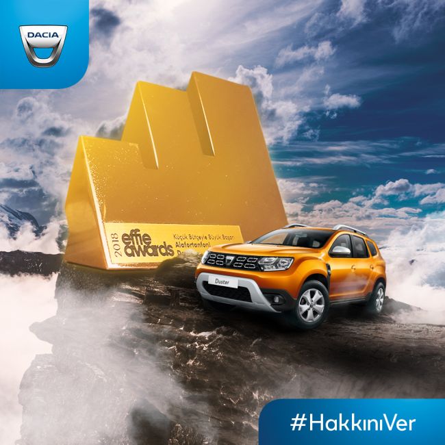 Dacia Altın Effie ödülünün sahibi oldu