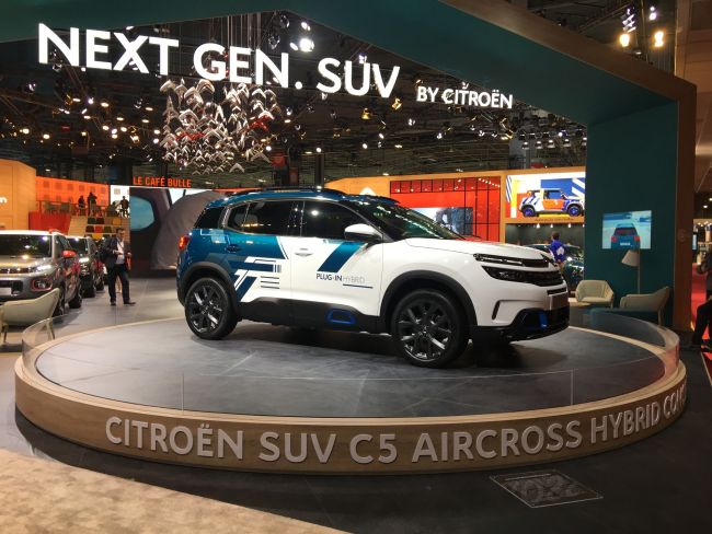 Citröen C5 Aircross’un Plug-in Hybrid Versiyonu Paris Otomobil Fuarı’nda Tanıtıldı