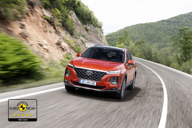 Hyundai Yeni Santa Fe, Euro NCAP’ten Beş Yıldız Aldı