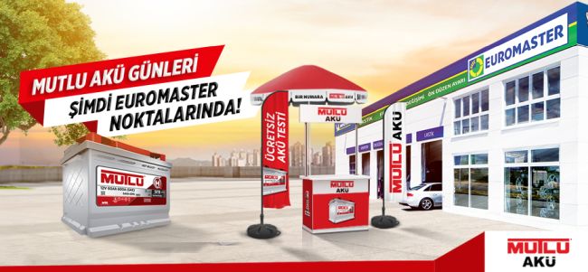 Euromaster ve Mutlu Akü’den Ortak Kampanya!
