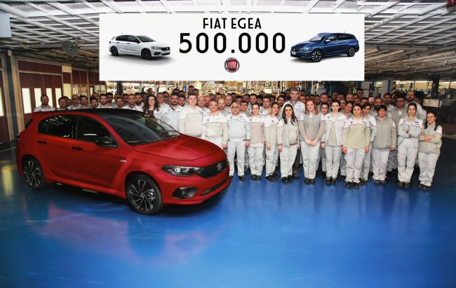 Fiat Egea Üretimi 500.000 Adede Ulaştı!