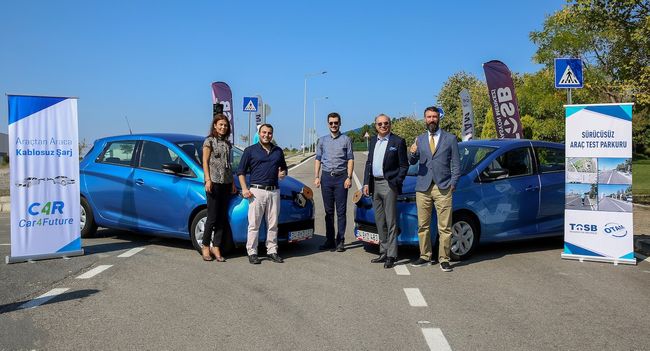 “Kablosuz Paylaşımlı Şarj” Teknolojisi,  Sürücüsüz Araç Test Parkuru’nda