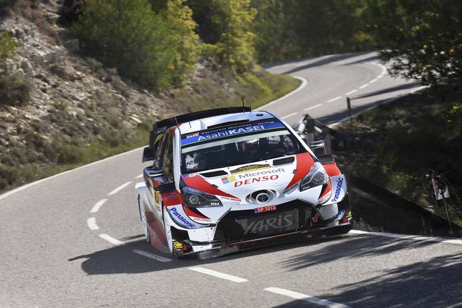 Toyota WRC Yaris ile Yarışan Ott Tanak Dünya Ralli Şampiyonu