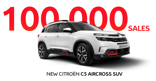 Yeni Citroën C5 Aircross SUV. 100.000 Adet Satışa Ulaştı