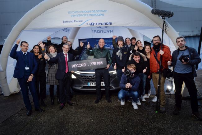 Hidrojenle Çalışan Hyundai NEXO Dünya Rekoru Kırdı