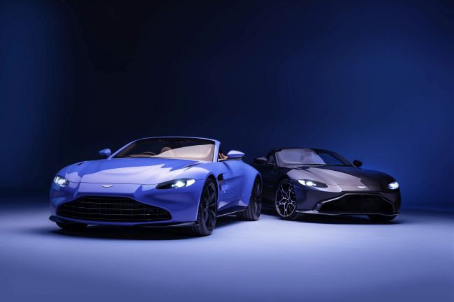Aston Martin Vantage Üstünü Açtı