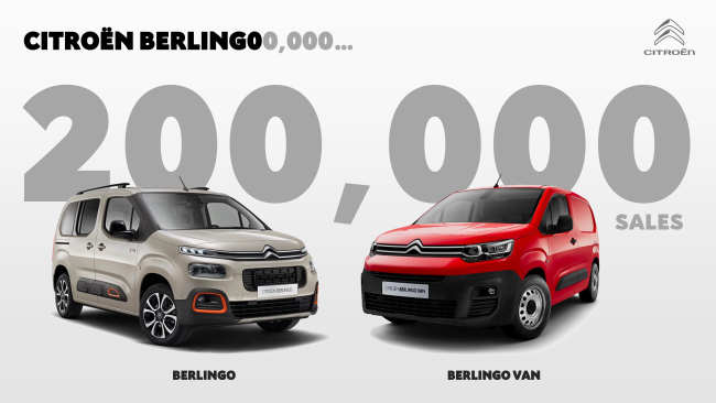 Citroën Berlingo, 200.000 Satış Adedine Ulaştı