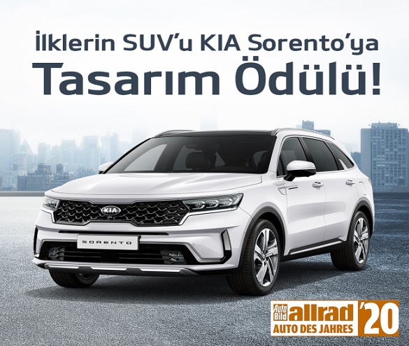 İlklerin SUV’u KIA Sorento’yaTasarım Ödülü!
