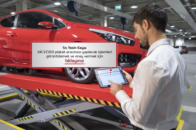 KIA’da Temassız Servis Hizmeti Başladı