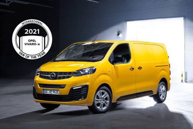 Yeni Opel Vivaro-e 2021 Yılın Uluslararası Vanı seçildi