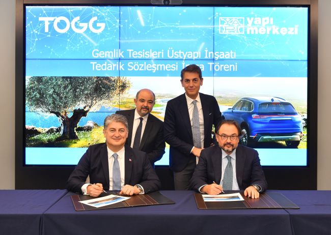 TOGG Gemlik Tesisi’nin inşaatı için Yapı Merkezi seçildi