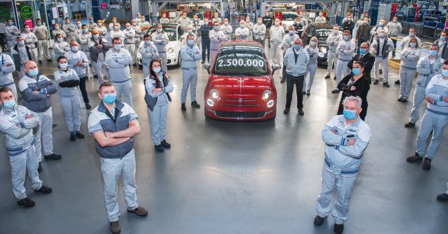 Fiat 500, 2,5 Milyon Üretim Adedine Ulaştı