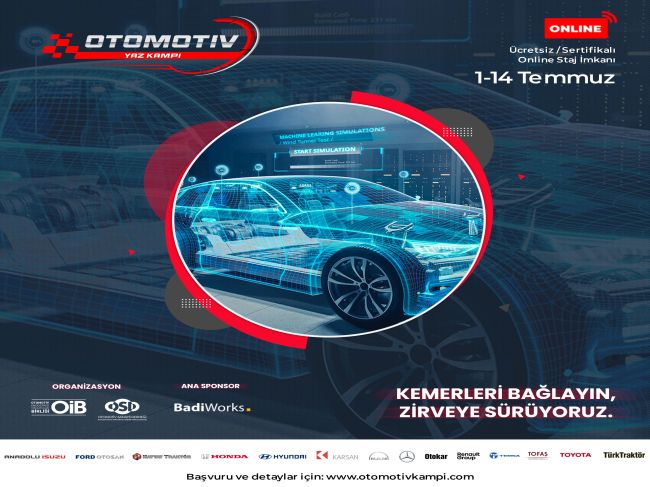 Otomotiv Yaz Kampı Gençleri Bekliyor!