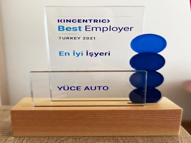 Yüce Auto “En İyi İş Yeri” Ünvanı ile Başarısını Perçinledi