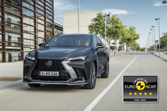 Yeni Lexus NX Euro NCAP Testlerinde 5 Yıldızlı Güvenliğini Kanıtladı
