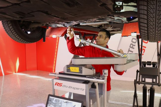 "Ağır Hasarlı" Otomobile Elektronik Şasi Kontrolü Önlemi!