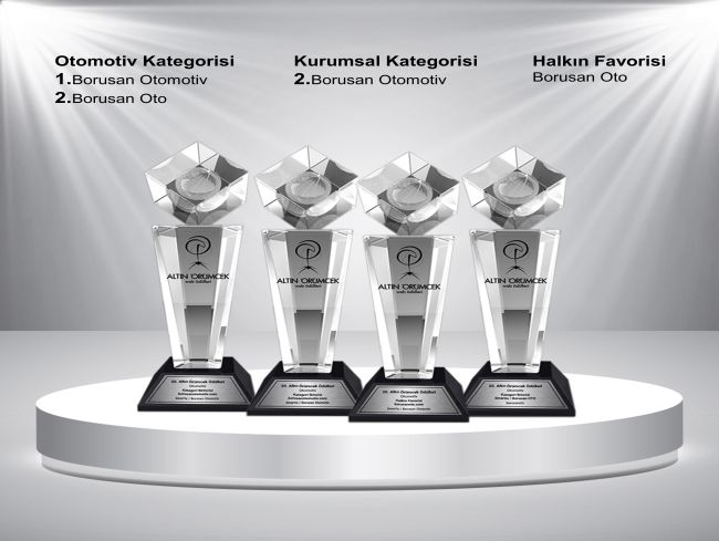 Borusan Otomotiv Grubu Altın Örümcek Ödülleri’nde Dört Ödülün Sahibi Oldu