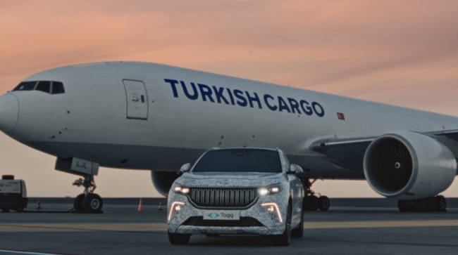 Togg akıllı cihazını Arjantin kış testlerine Turkish Cargo taşıdı