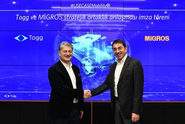 Togg ve Migros’tan benzersiz kullanıcı deneyimi için iş birliği