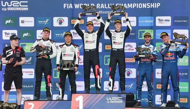 Toyota WRC’de Safari Rallisi’ni 4. Kez  Üst Üste Kazandı