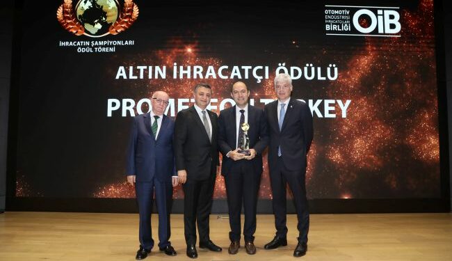 Prometeon Türkiye bir kez daha ‘Altın İhracatçılar Listesi’nde