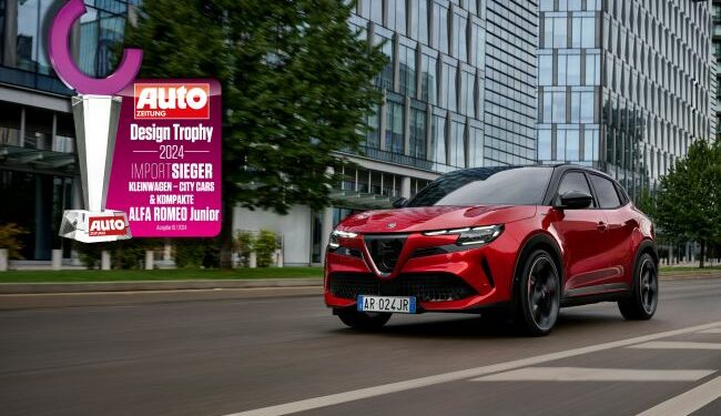 Alfa Romeo Junior, Almanya'da Tasarım Ödülü Kazandı