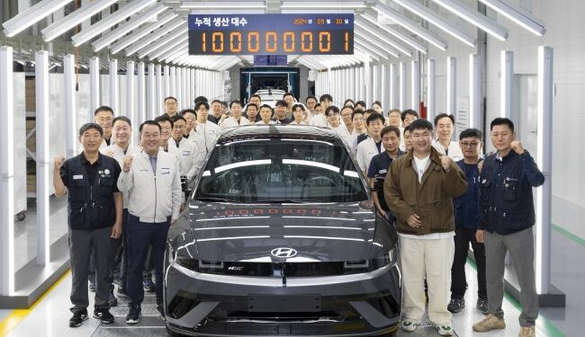 Hyundai 57 Yılda 100 Milyon Araç Üreterek Yeni Bir Tarih Yazdı