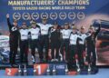 TOYOTA GAZOO Racing WRC’de 4. Kez Üst Üste Markalar Şampiyonu Oldu