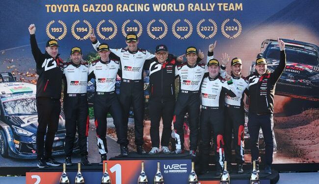 TOYOTA GAZOO Racing WRC’de 4. Kez Üst Üste Markalar Şampiyonu Oldu