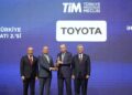 Toyota Otomotiv Sanayi Türkiye, Türkiye’nin en çok ihracat yapan 2’inci şirketi oldu