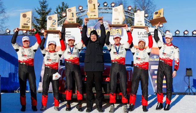 Toyota, Karlı İsveç Rallisi’nde Zirveyi Bir Kez Daha Bırakmadı